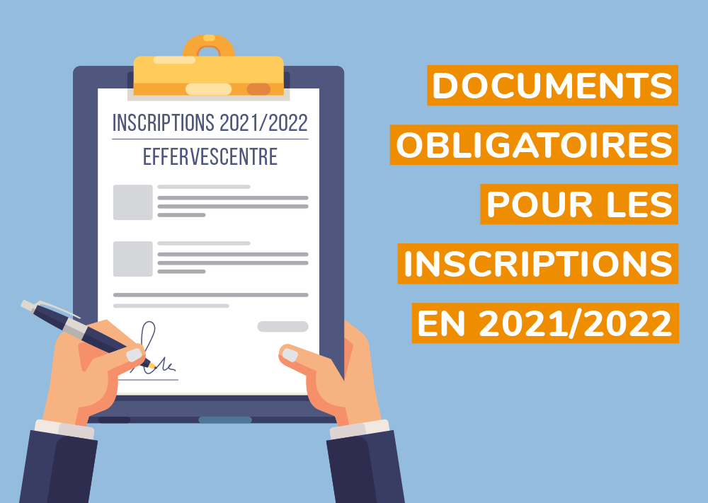 Les modalités d'inscriptions Effervescentre