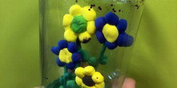 Crée ton petit jardin d’hiver en pâte mousse